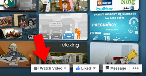 Watch Video with Facebook Call to Action feature